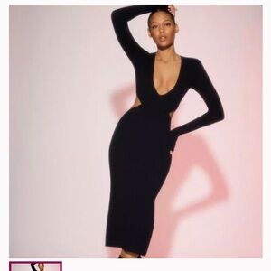 Dynamite cut out sweater dress